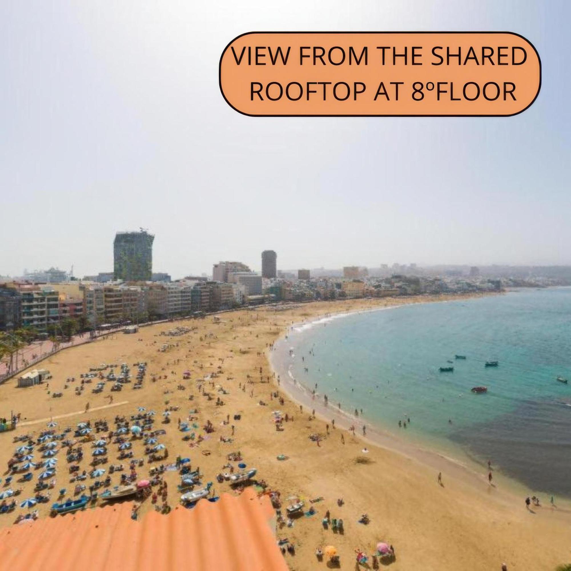Casita Canaria Playa Beachfront Access & Lateral Ocean View With Terrace Las Palmas de Gran Canaria Eksteriør billede